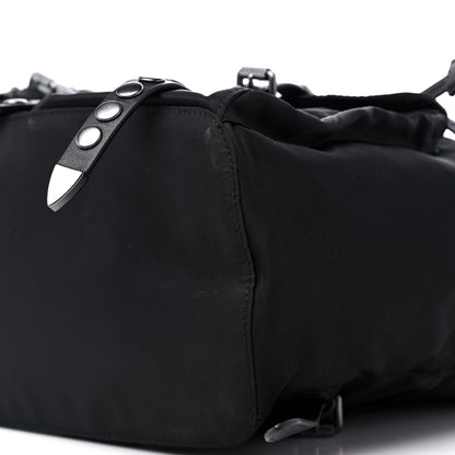 Prada Nylon New Vela Studded Backpack Black 8 of 9