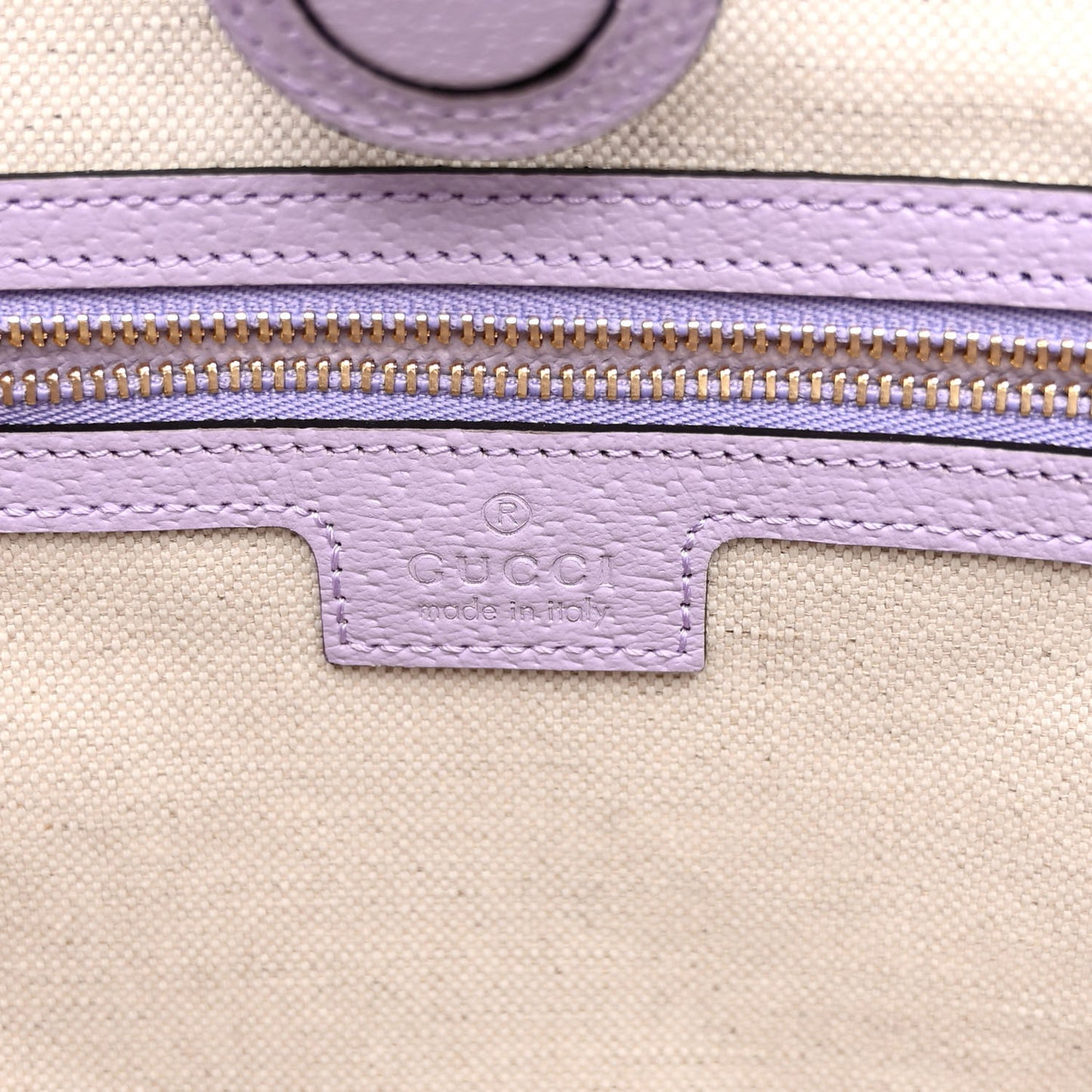 Monogram Jumbo GG Textured Dollar Calfskin Medium Ophidia Shopping Tote Beige Lapis