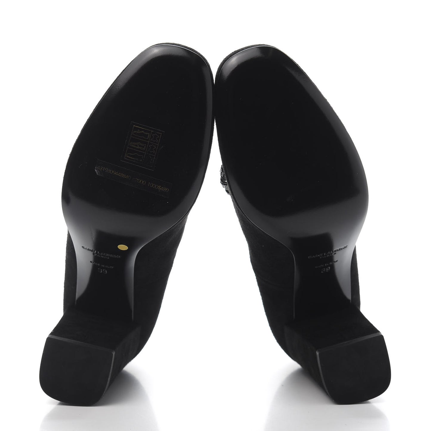 Kid Scamosciato Crystal Bow Pumps 39 Black