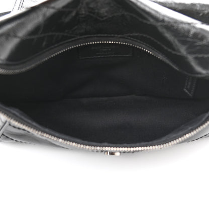 Saint Laurent Crinkled Calfskin Matelasse Monogram Niki Body Bag Black 5 of 10