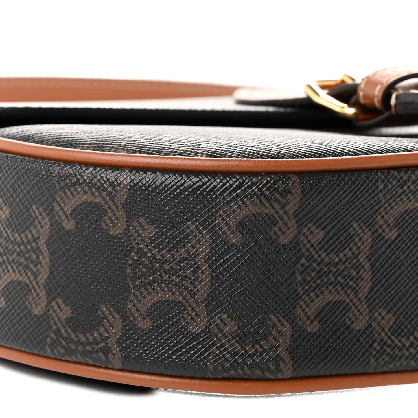 Triomphe Canvas Folco Bag Tan