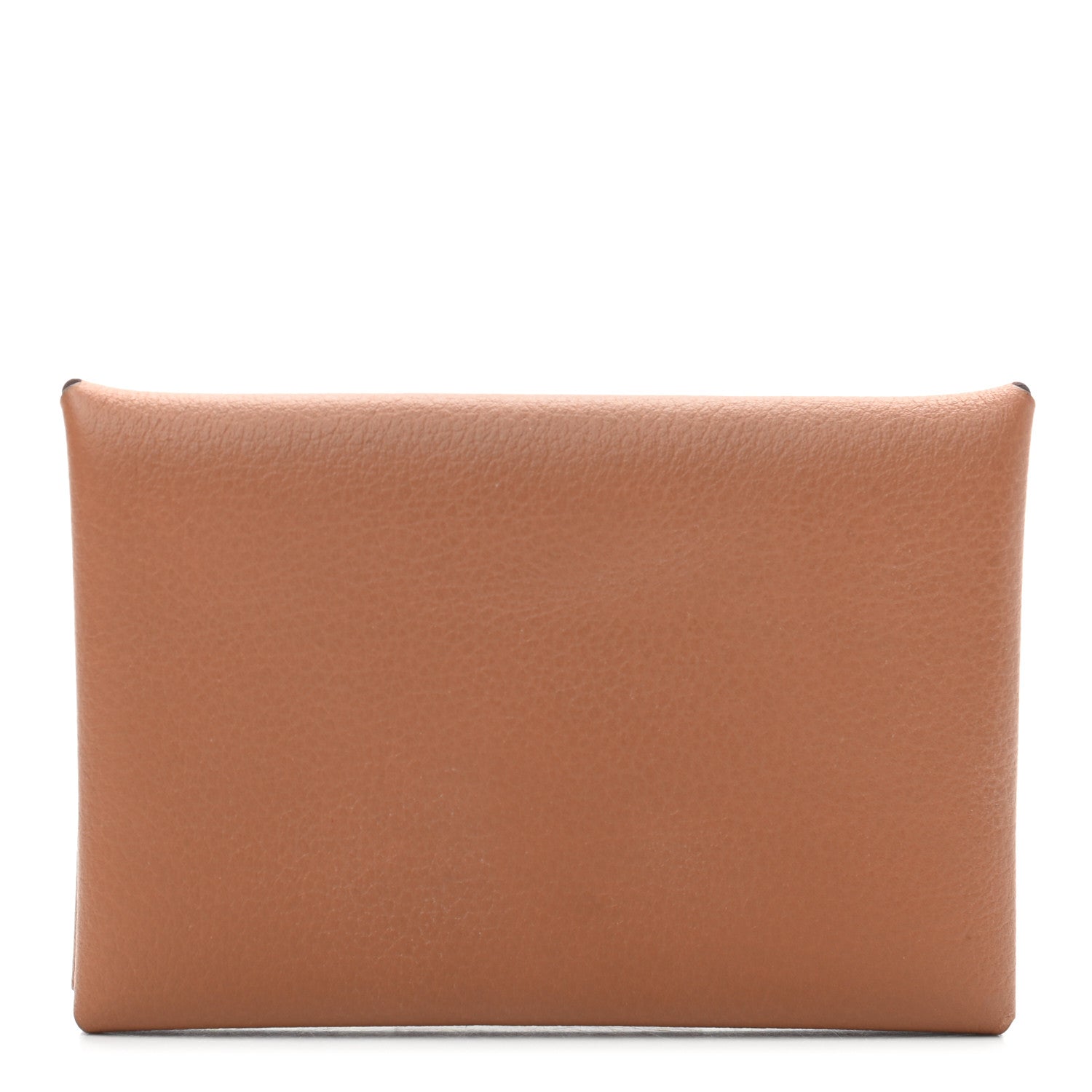 Hermes Evercolor Calvi Verso Card Case Gold Beige De Weimar 1 of 6