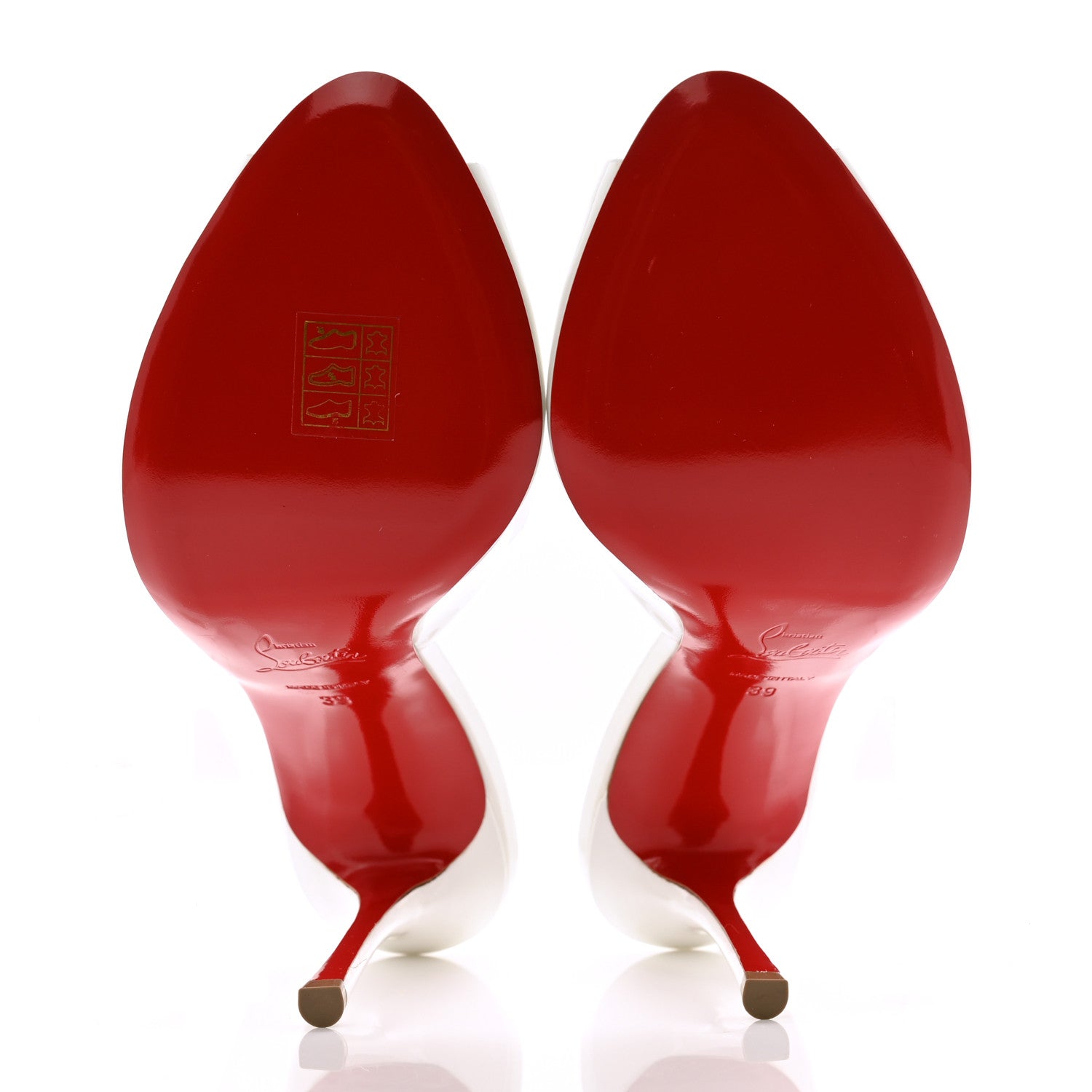 Christian Louboutin Patent Me Dolly 100 Sandals 39 White 5 of 10