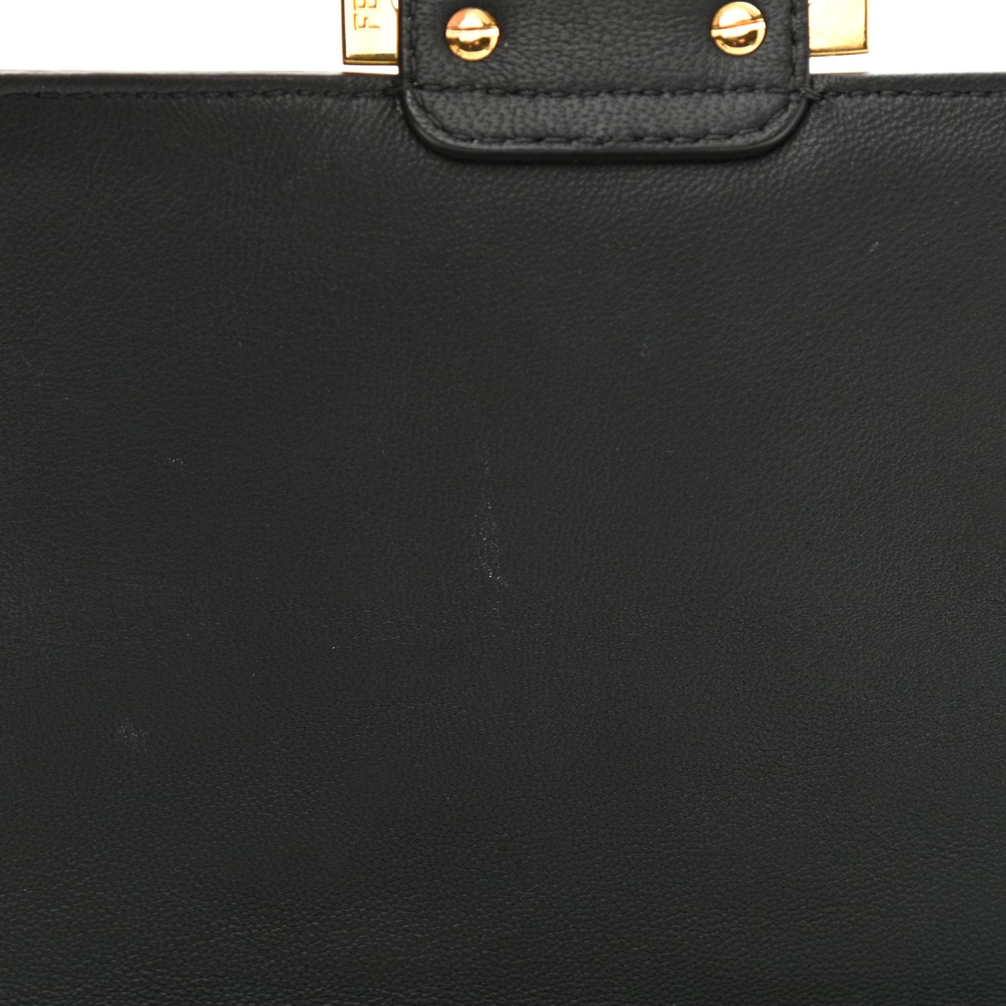 Nappa FF 1974 Embossed Baguette Black
