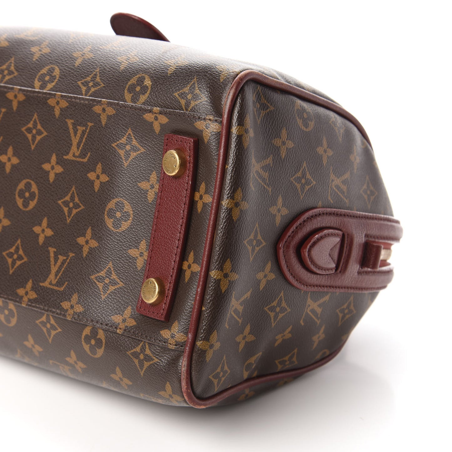 Monogram Golden Arrow Speedy Burgundy