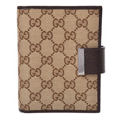 Gucci Monogram Small Ring Agenda Dark Brown 1 of 10