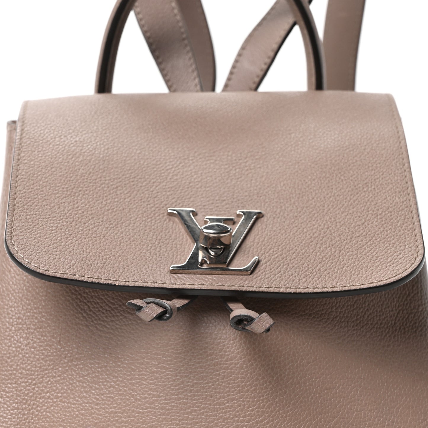 Soft Calfskin Lockme Backpack Mastic