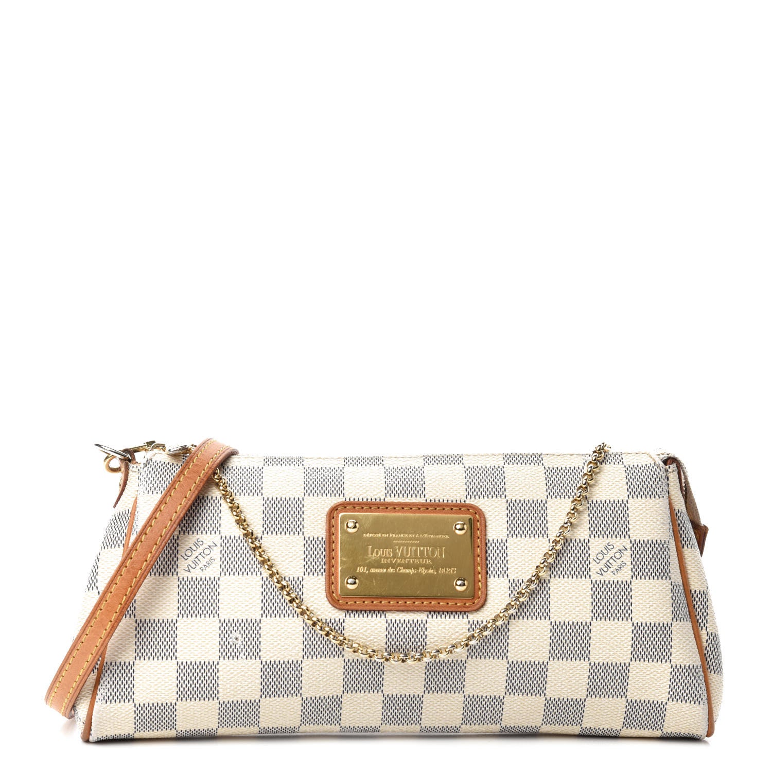 Louis Vuitton Damier Azur Eva Clutch 1 of 13