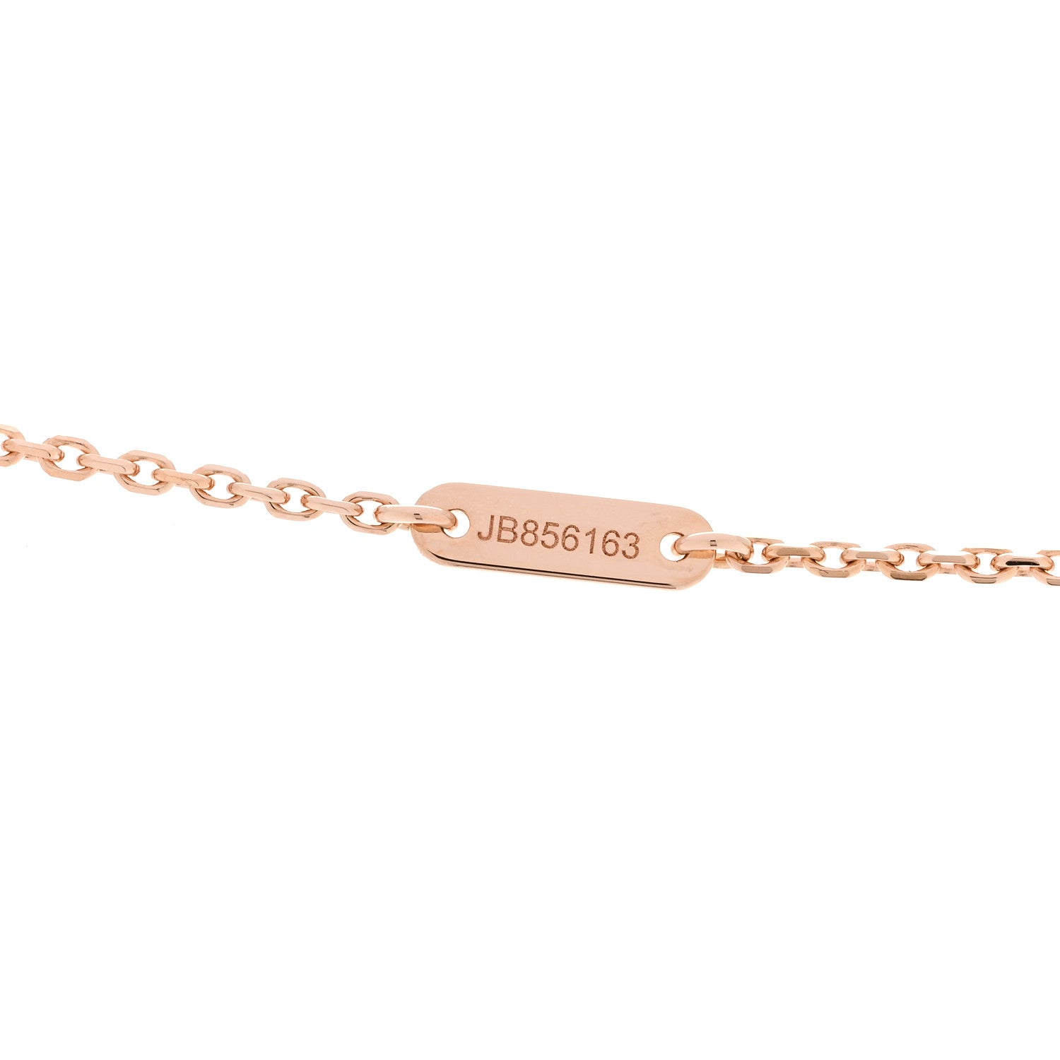 Van Cleef & Arpels 18K Rose Gold Sweet Alhambra Pendant Necklace 6 of 7