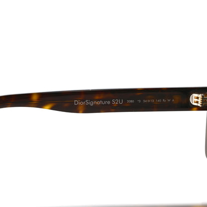 Christian Dior Diorsignature S2U Rectangular Sunglasses Tortoise 7 of 8