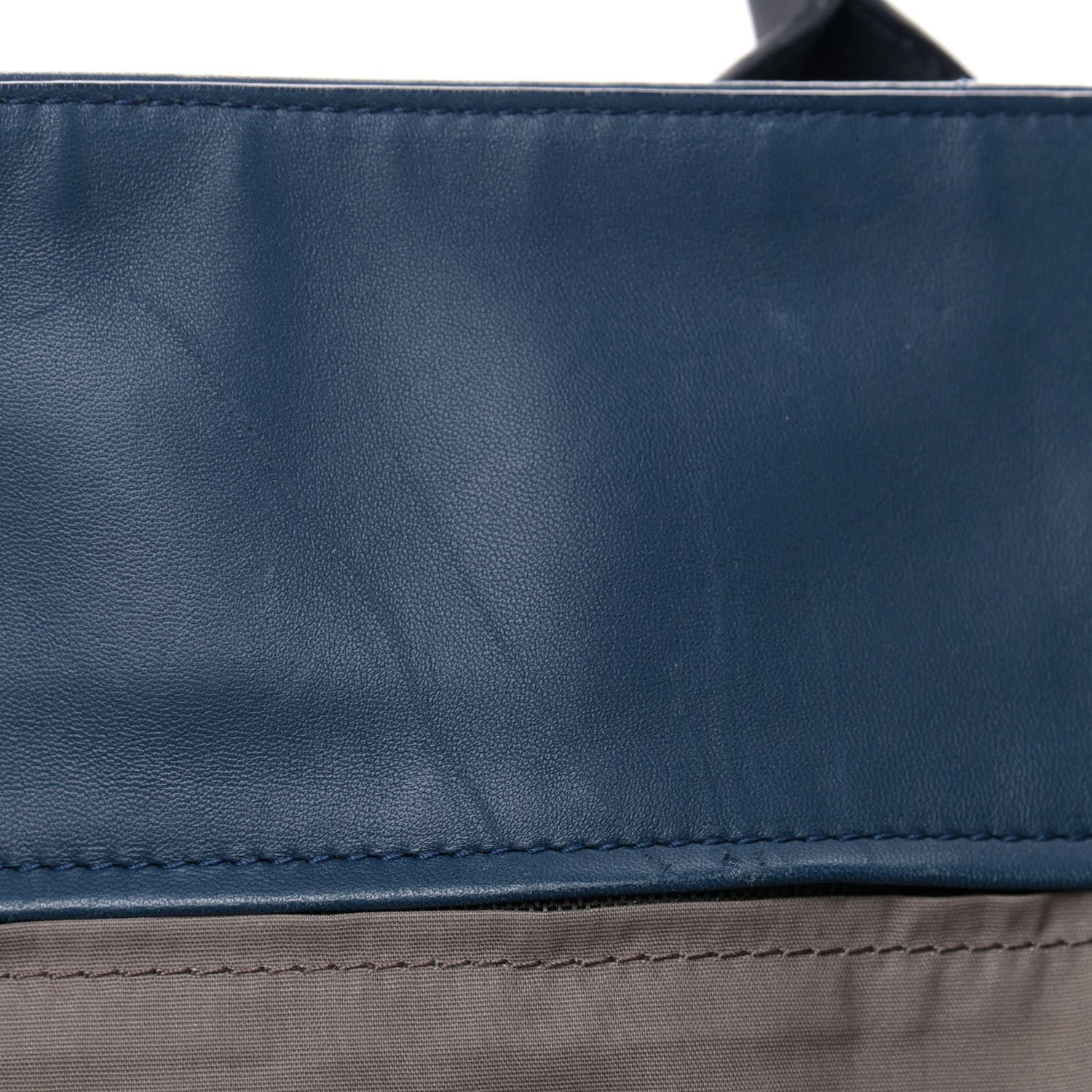 Bottega Veneta Nappa Intrecciato Stripe Tote Denim 7 of 10
