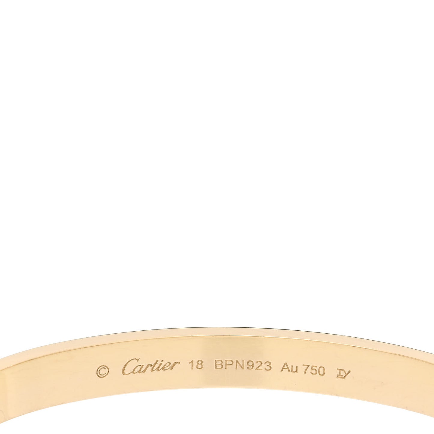 18K Yellow Gold LOVE Bracelet 18