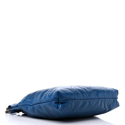 Chanel Shaded Calfskin Quilted Chanel 22 Blue Dark Blue 5 of 10