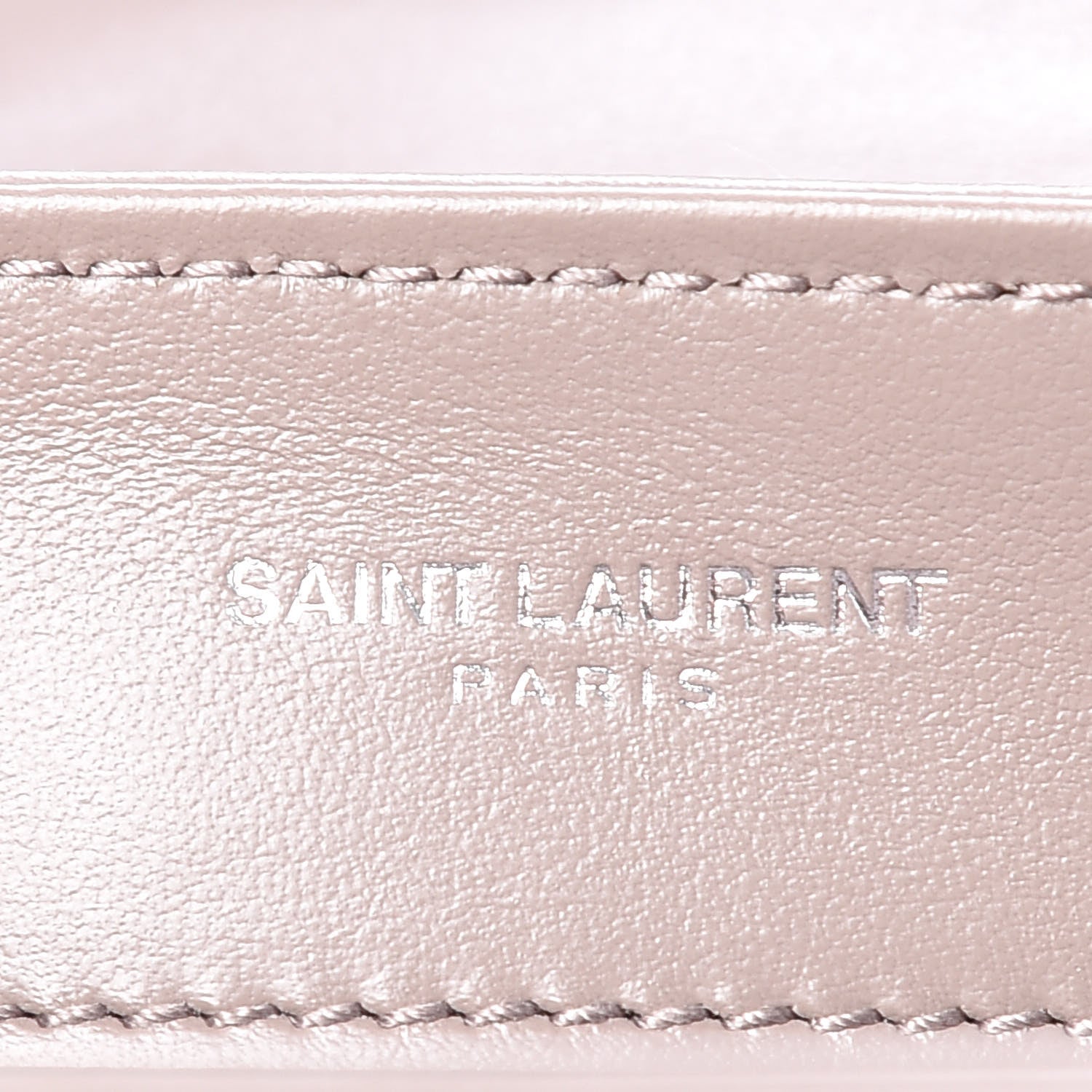 Saint Laurent Calfskin Y Quilted Monogram Toy Loulou Satchel Mink 9 of 9