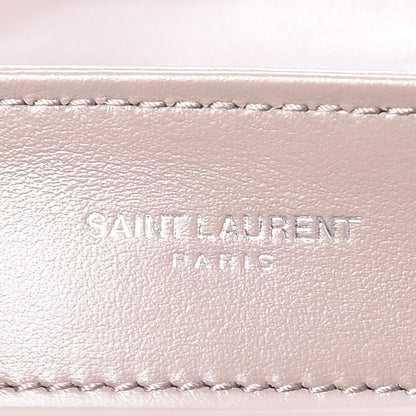 Saint Laurent Calfskin Y Quilted Monogram Toy Loulou Satchel Mink 9 of 9