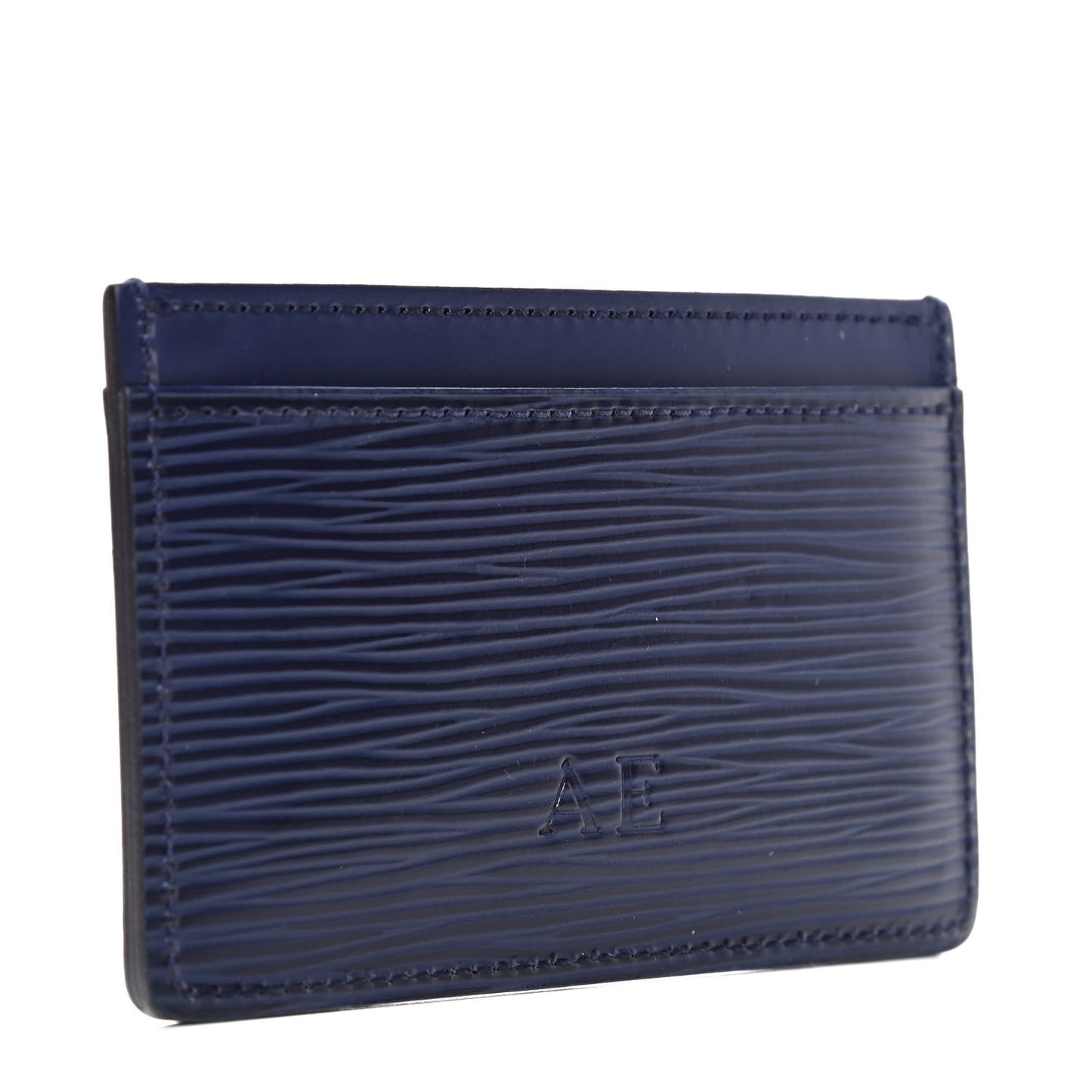 Epi Card Holder Indigo