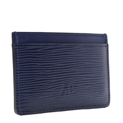 Louis Vuitton Epi Card Holder Indigo 2 of 4