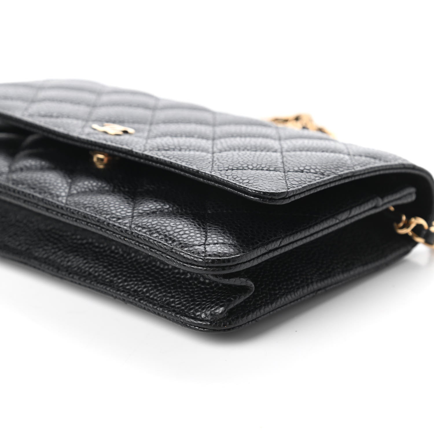 Chanel Caviar Quilted Wallet On Chain WOC Black 7 of 12
