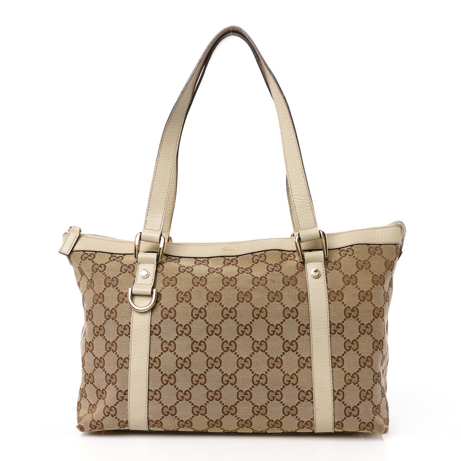 Gucci Monogram Medium Abbey Tote Off White 1 of 14