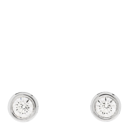 Tiffany Platinum Diamond .54ctw Elsa Peretti Diamonds By The Yard Earrings 1 of 4