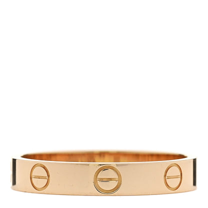 Cartier 18K Yellow Gold 3.5mm LOVE Wedding Band Ring 56 7.75 3 of 5