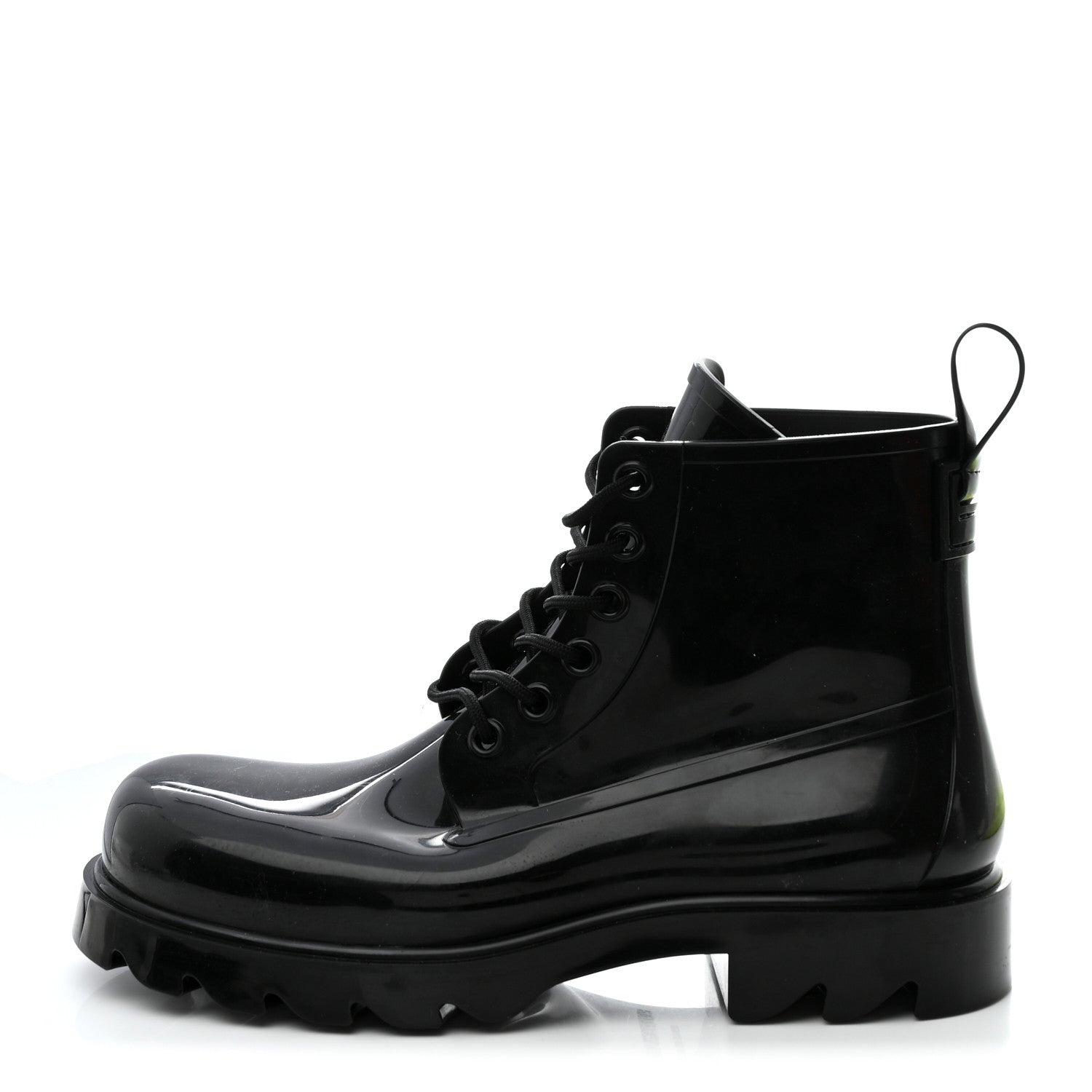 Bottega Veneta Rubber Stride Ankle Boots 42 Black 1 of 7