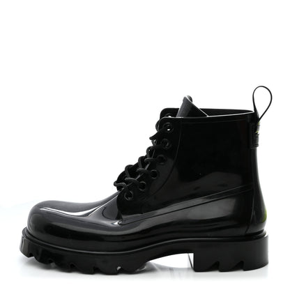 Bottega Veneta Rubber Stride Ankle Boots 42 Black 1 of 7