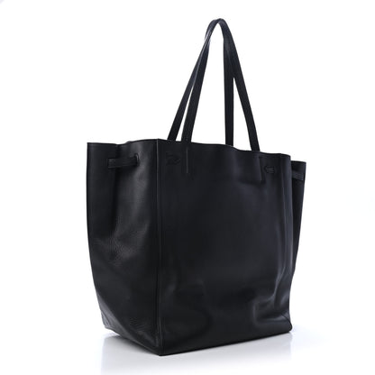 Celine Soft Grained Calfskin Medium Belt Cabas Phantom Black 2 of 4
