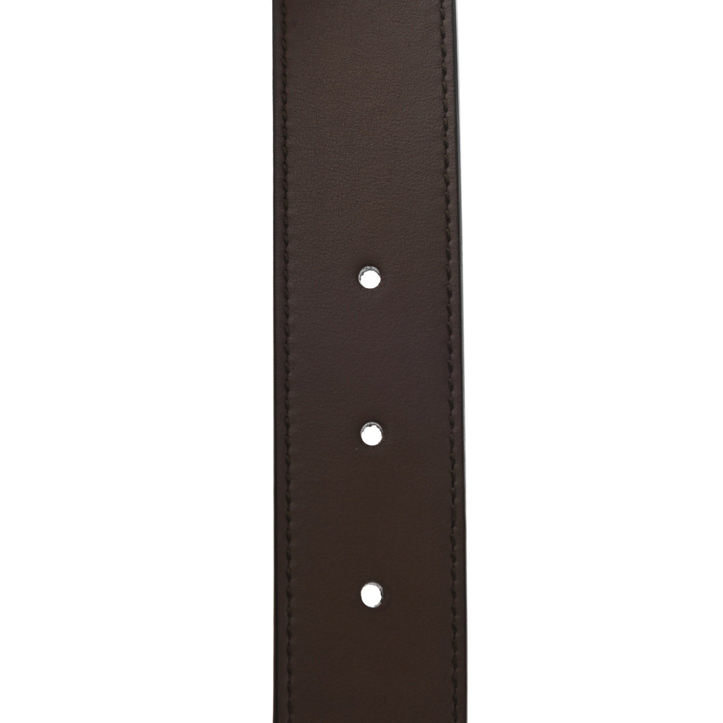 GG Supreme Monogram Matte Plutone Calfskin Double G 30mm Belt 95 38 Beige Ebony New Acero