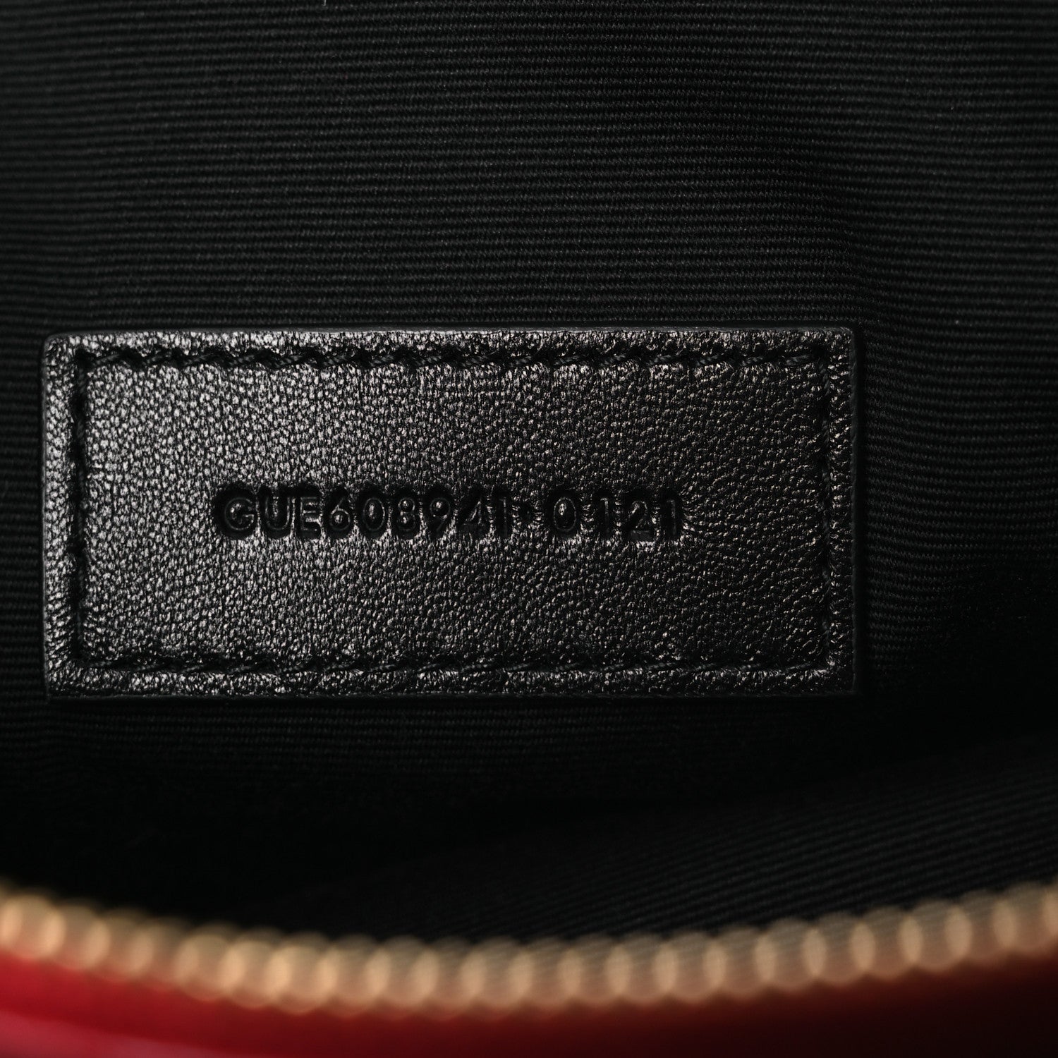 Saint Laurent Grained Lambskin Quilted Mini Becky Double Zip Bag Rouge Eros 7 of 11
