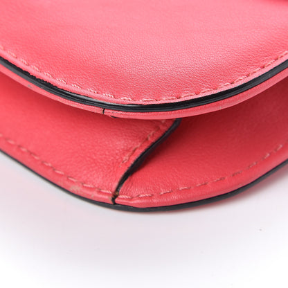 Valentino Garavani Vitello Small Glam Lock Rockstud Flap Deep Rose 9 of 12