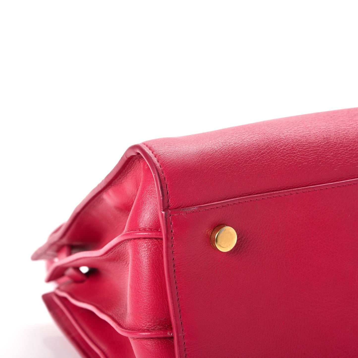 Calfskin Small Sac De Jour Lipstick Fuchsia