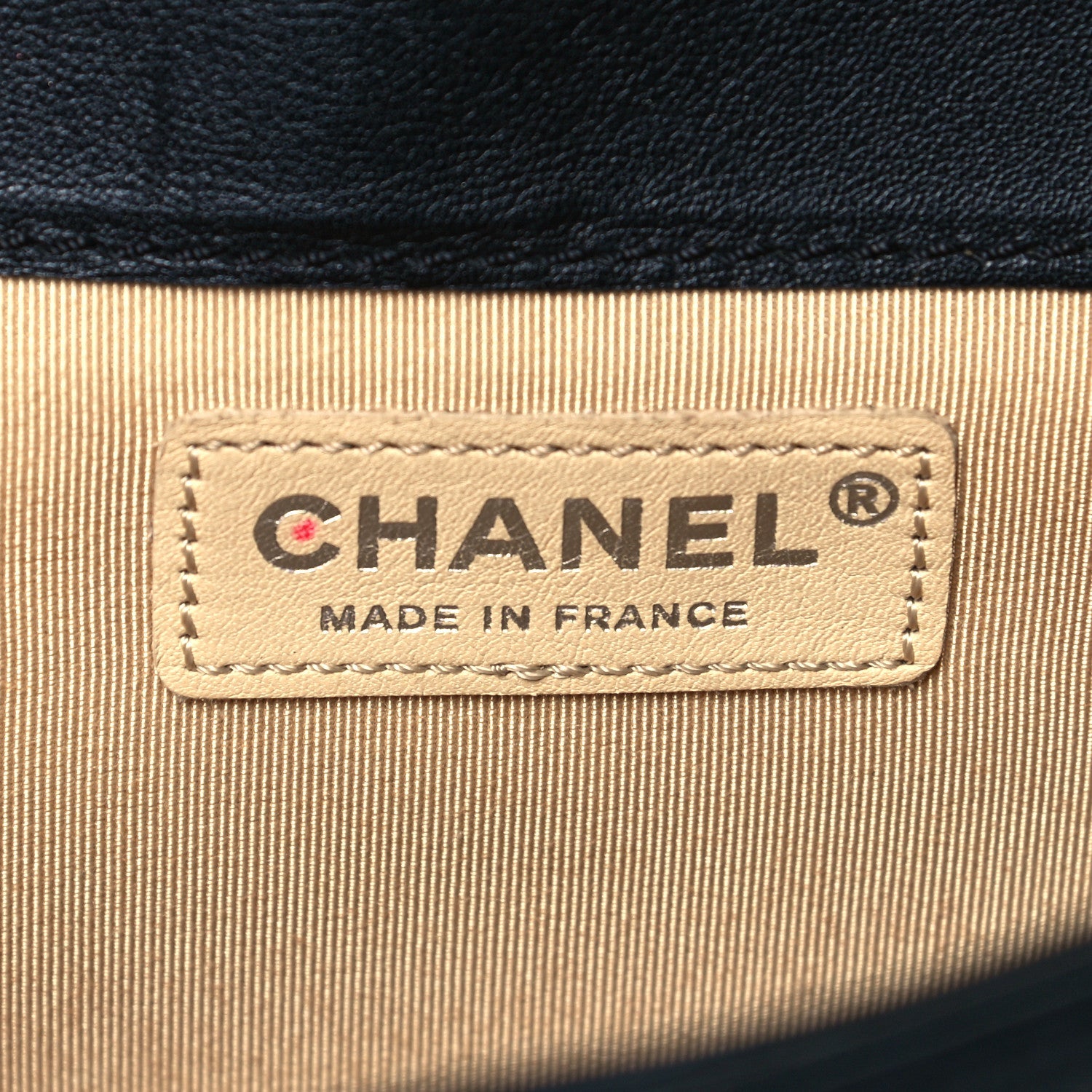 Chanel Calfskin Woven Medium Boy Reverso Flap Black 5 of 11