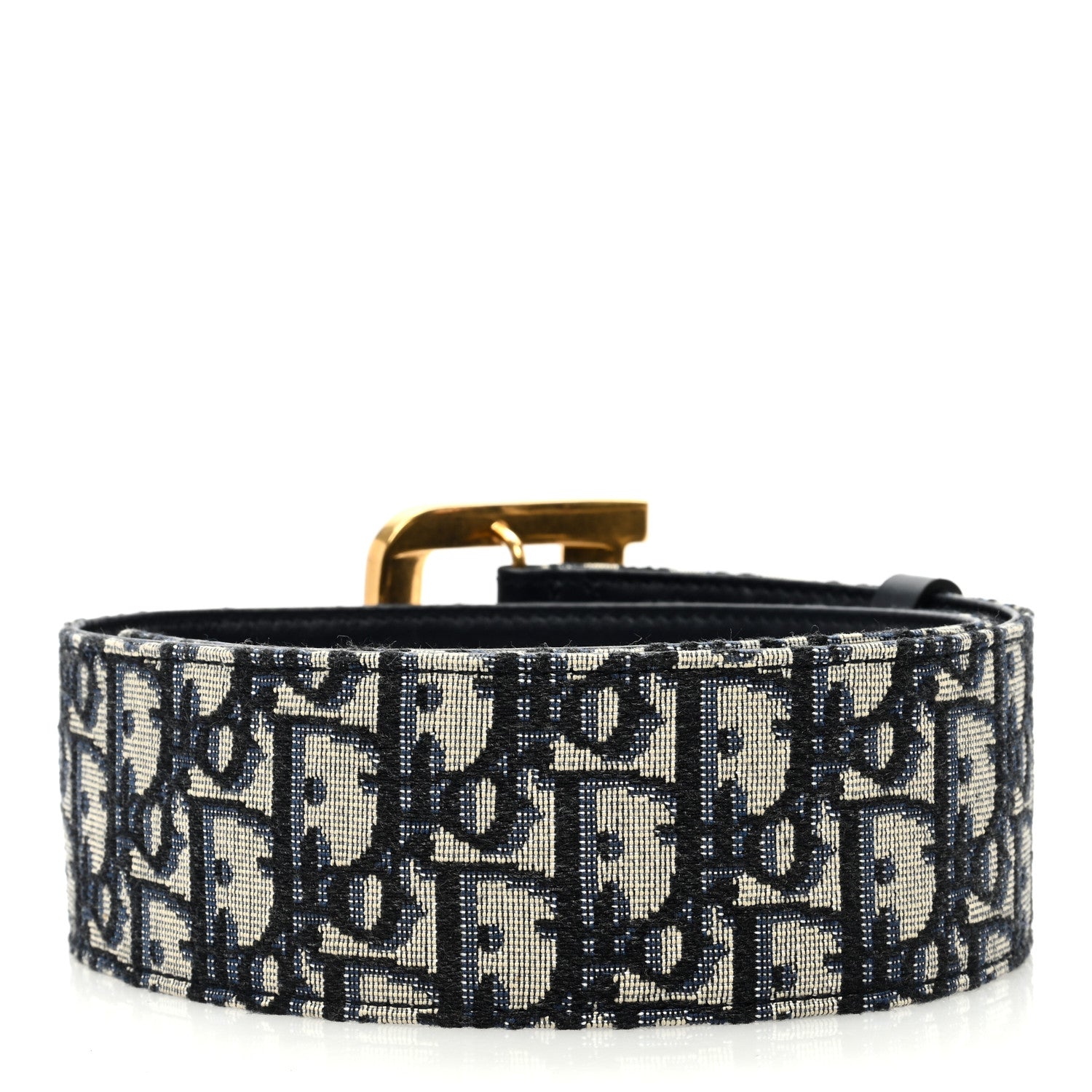 Christian Dior Oblique Diorquake Belt 70 28 Blue Multi 2 of 5