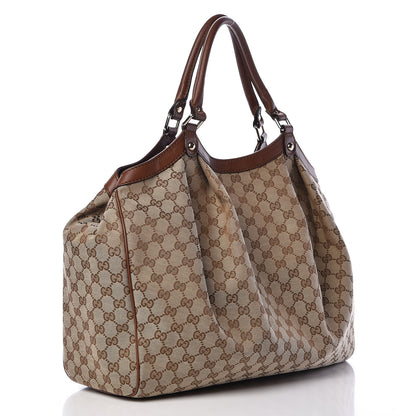Gucci Monogram Large Sukey Tote Brown 3 of 11