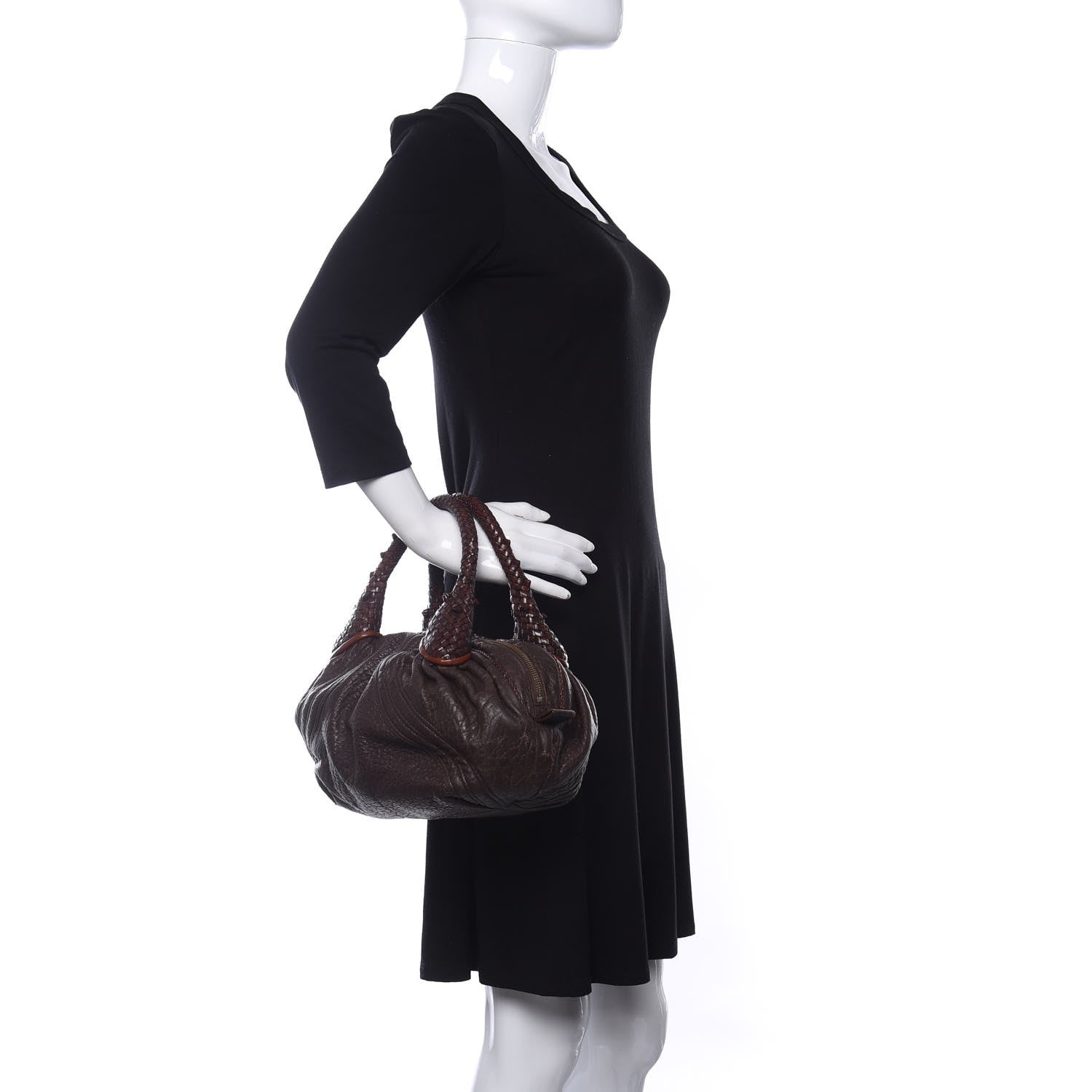 Fendi Nappa Nuvolata Spy Bowler Moro 2 of 10