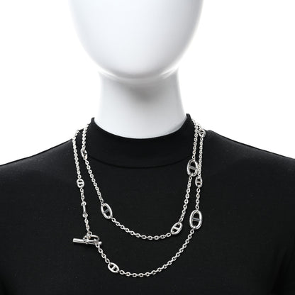 Hermes Sterling Silver Farandole Necklace 120 3 of 4