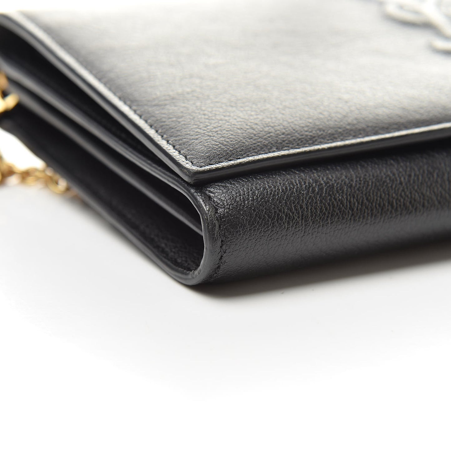 Calfskin Monogram Belle de Jour Chain Clutch Black