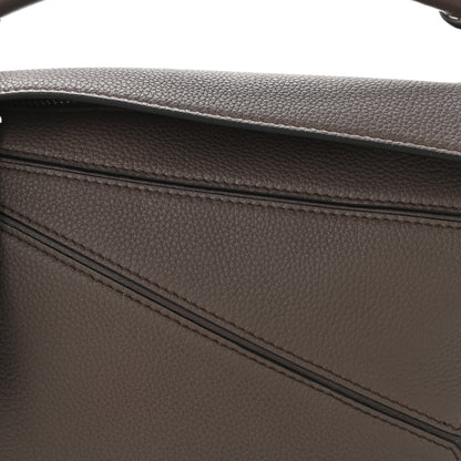 Loewe Calfskin Small Puzzle Bag Dark Taupe 9 of 10