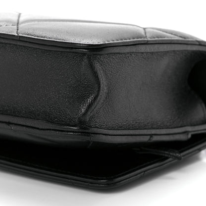 Chanel Goatskin Quilted Chanel 19 Wallet On Chain WOC Black 11 of 12
