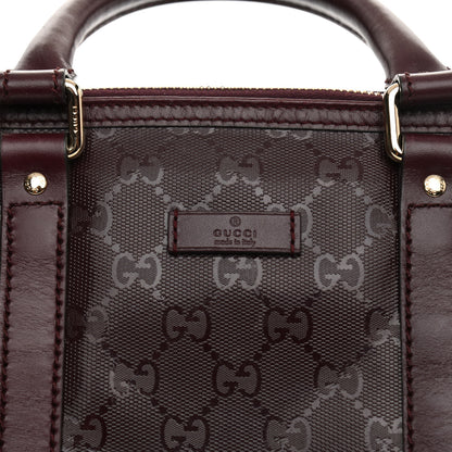 Gucci Imprime Monogram Medium Joy Boston Bordeaux 11 of 11