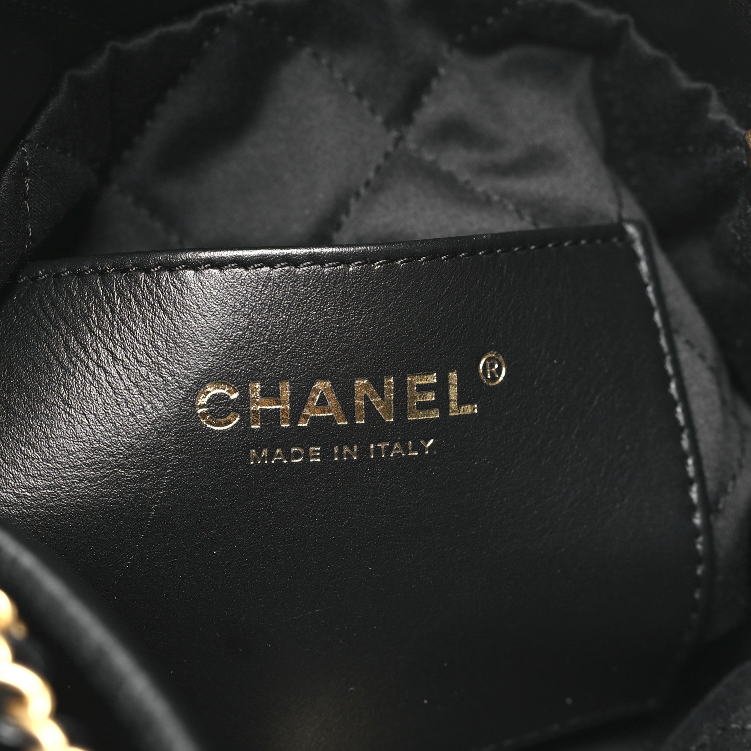 Chanel Shiny Calfskin Quilted Mini Chanel 22 Black 6 of 11