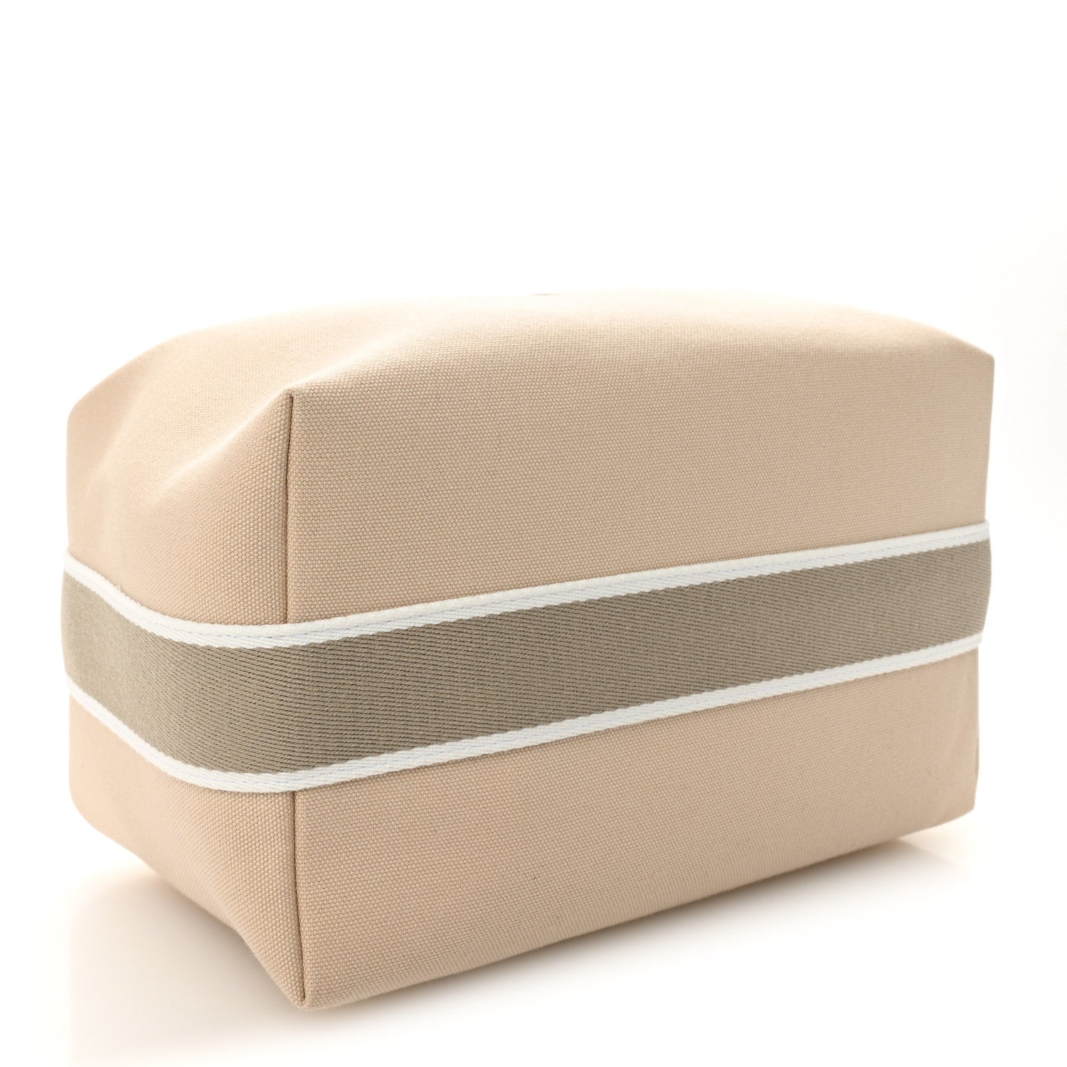 Hermes Canvas Large Bride-A-Brac Pouch Natural 4 of 9