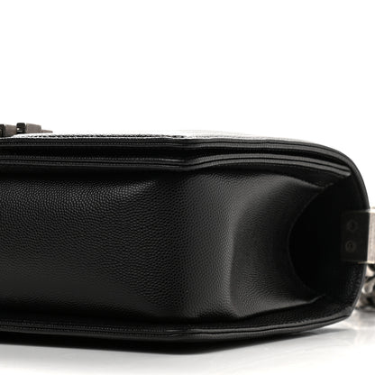 Chanel Caviar Quilted Medium Boy Flap Black 6 of 9