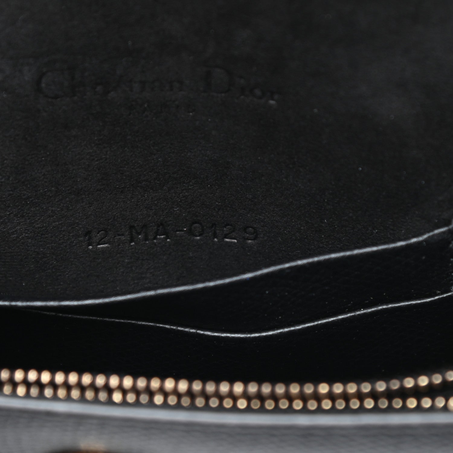 Christian Dior Grained Calfskin Saddle Belt Clutch Black 8 of 12