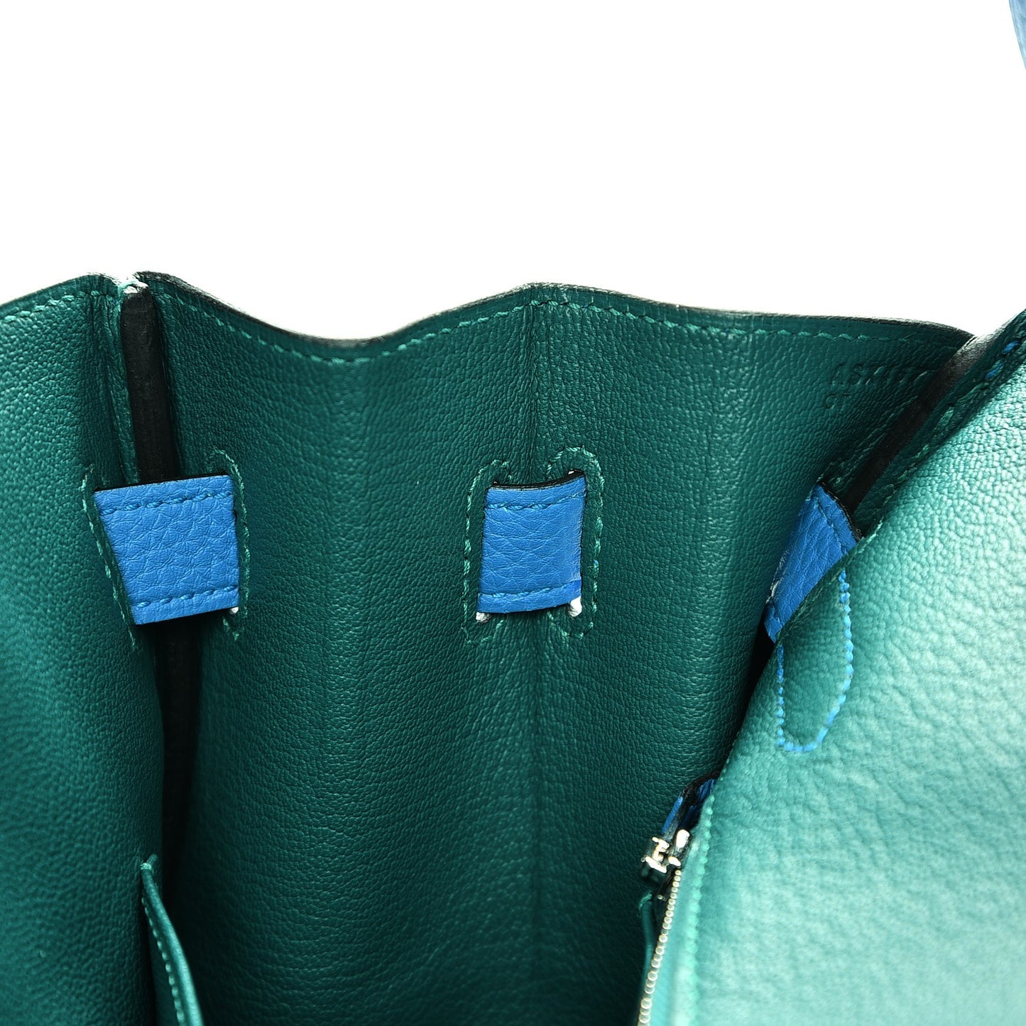 Togo Birkin 30 Bleu Zanzibar Malachite