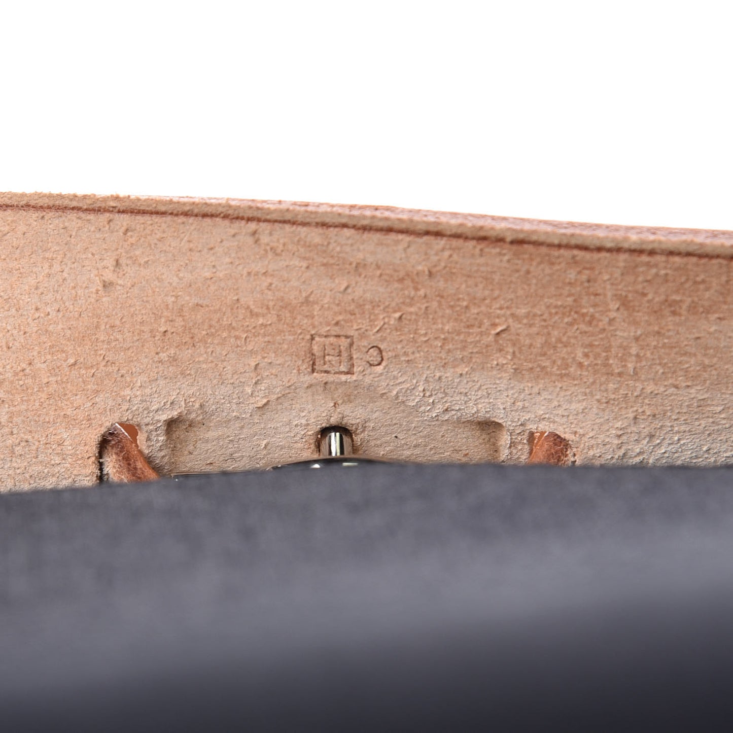 Toile Vache Calfskin Herbag PM 30 Black Natural