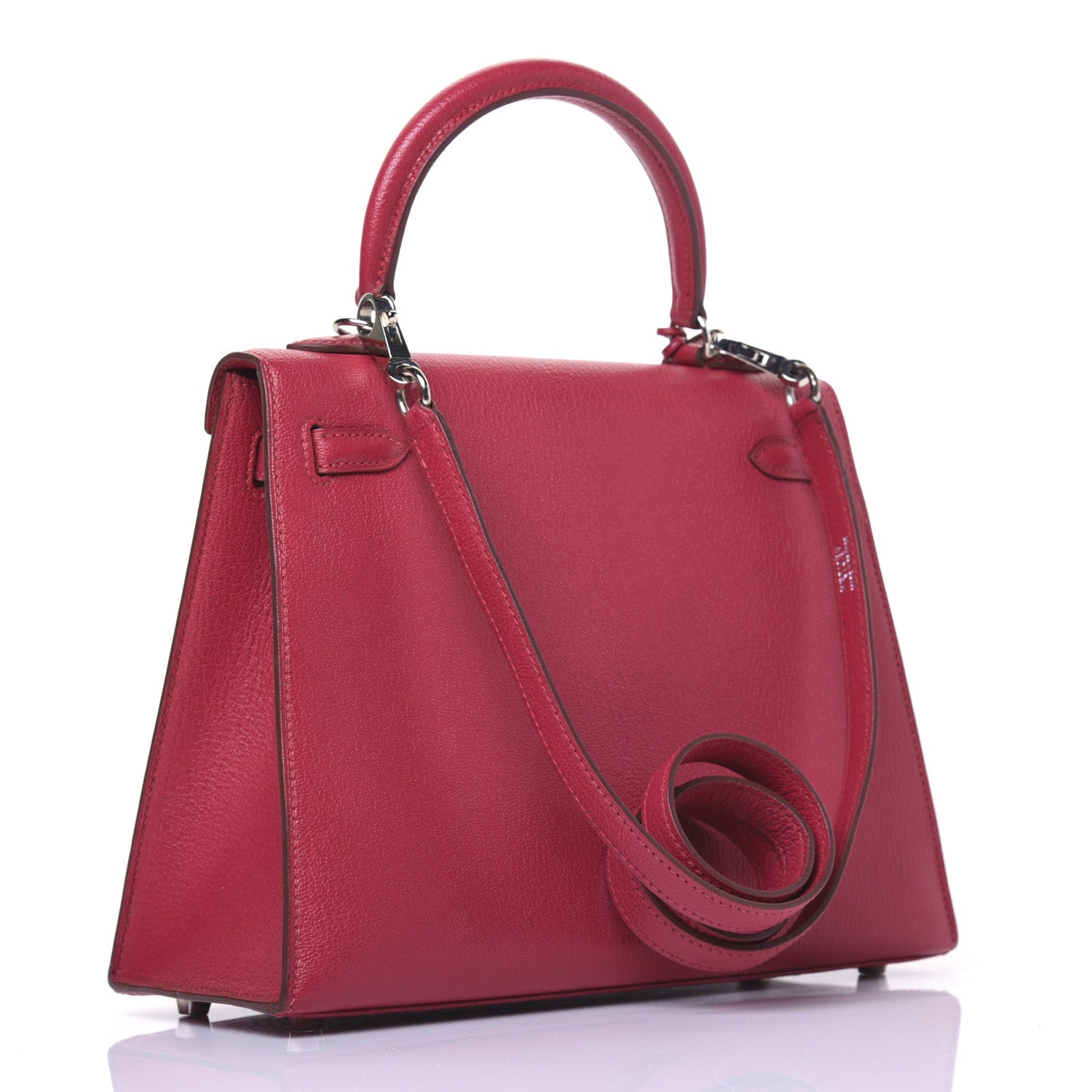 Hermes Chevre Kelly Sellier 25 Framboise 2 of 42