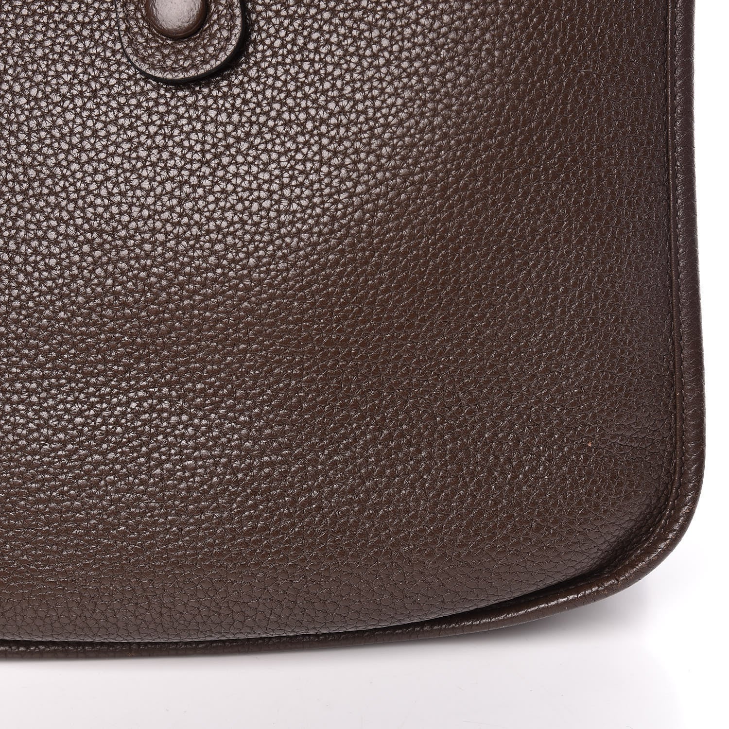 Hermes Taurillon Clemence Evelyne III PM Chocolate 8 of 16
