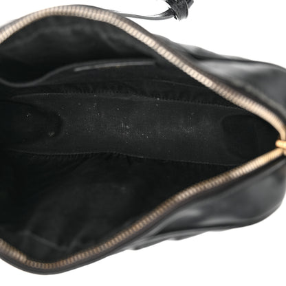 Saint Laurent Calfskin Matelasse Monogram Lou Camera Bag Black 4 of 19